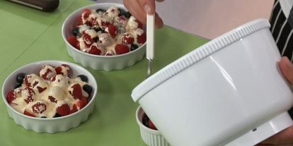 Шаг 1: запеченного сабайона со свежими ягодами