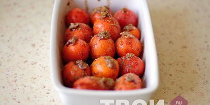 Шаг 2: запеченных помидоров