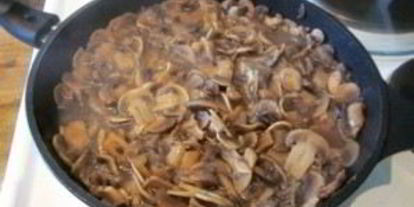 Шаг 1: грибного жульена со сливками