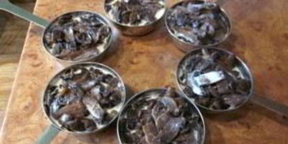 Шаг 3: грибного жульена со сливками