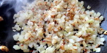 Шаг 2: сливочного жульена с ветчиной и грибами