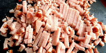 Шаг 4: сливочного жульена с ветчиной и грибами