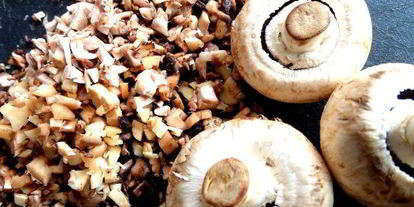 Шаг 7: сливочного жульена с ветчиной и грибами