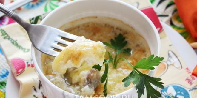 Рецепт жульена из белых грибов