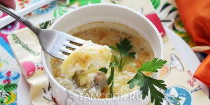 Шаг 9: жульена из белых грибов