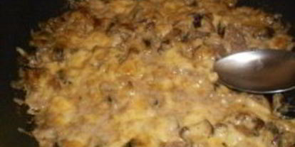 Шаг 4: жульена из говядины с грибами