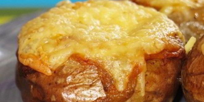 Рецепт жульена из шампиньонов в картофеле