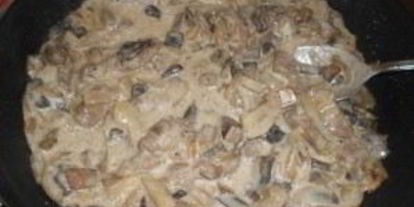 Шаг 2: жульена с говядиной