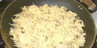 Шаг 3: жульена с говядиной