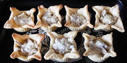 Шаг 5: жульена с грибами в тарталетках