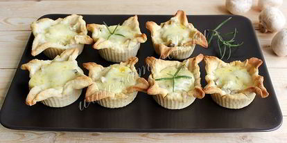 Шаг 7: жульена с грибами в тарталетках