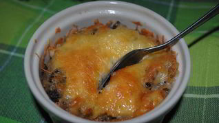 Рецепт Жульена с копченой индейкой