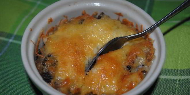 Рецепт жульена с копченой индейкой