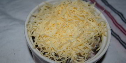 Шаг 13: жульена с копченой индейкой