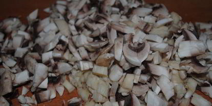 Шаг 3: жульена с копченой индейкой