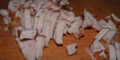 Шаг 7: жульена с копченой индейкой