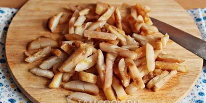 Шаг 2: жульена с курицей и грибами в горшочках