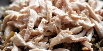 Шаг 4: жульена с курицей и грибами