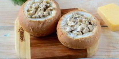 Шаг 7: жульена в булочках