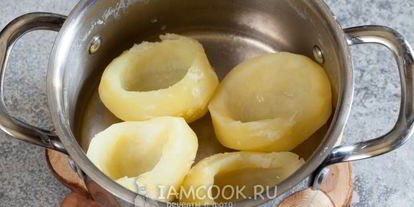 Шаг 3: жульена в картофеле