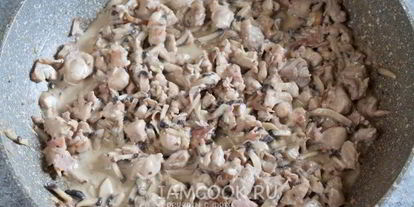 Шаг 6: жульена в картофеле