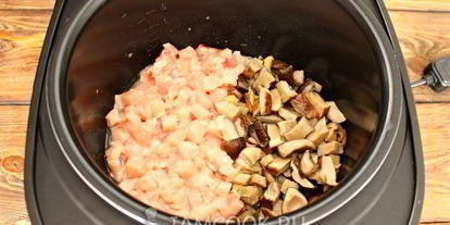 Шаг 5: жульена в мультиварке