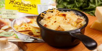 Шаг 8: жюльена из курицы и грибов