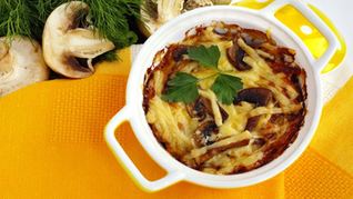 Рецепт Жюльена из шампиньонов с сыром