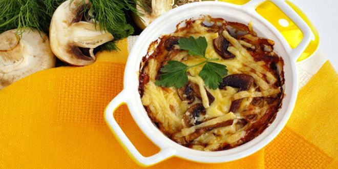 Рецепт жюльена из шампиньонов с сыром