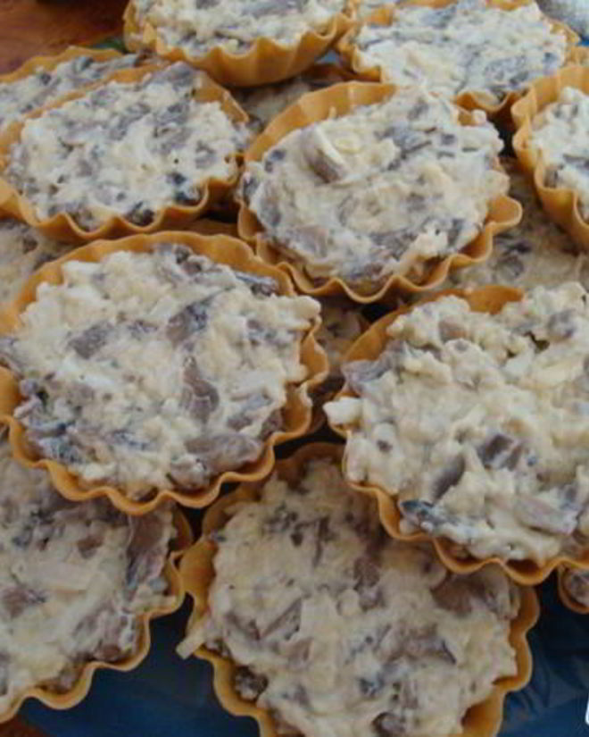 Рецепт жюльена с копченой курицей