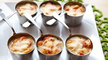 Рецепт Жюльена с креветками