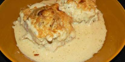 Шаг 33: жюльена с куриным филе и грибами