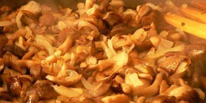 Шаг 13: жюльена с куриным филе и грибами