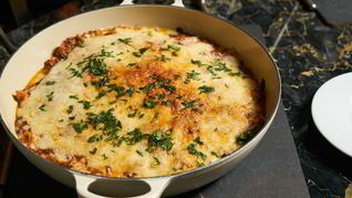 Рецепт Жюльена с курицей и грибами на сковороде