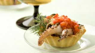 Рецепт Жюльена с морепродуктами