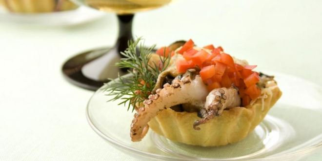 Рецепт Жюльена с морепродуктами