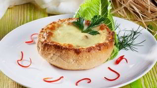 Рецепт Жюльена в булочке